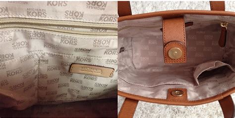 my michael kors leather purse does not have a lining|Michael Kors purse with pockets.